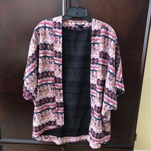 🌈Aztec print kimono by forever 21